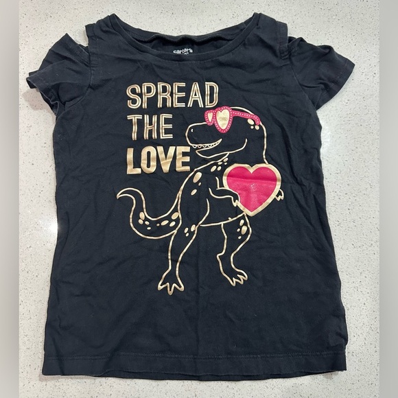 🎁Carter’s: Girls Short Sleeve Shirt- Size 6/6X🎁 - Picture 1 of 4